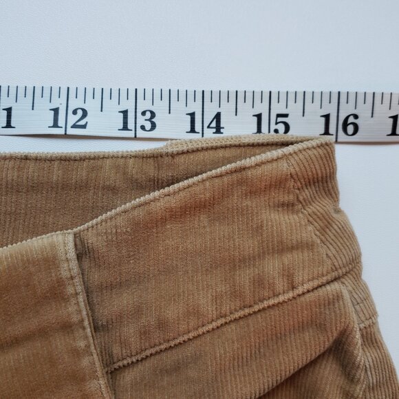 Guess Jeans Stretch Brown Corduroy Boot Cut Retro Pants Ladies Size 32 - Picture 7 of 10